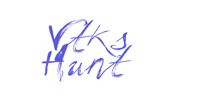 Vtks Hunt Font Download