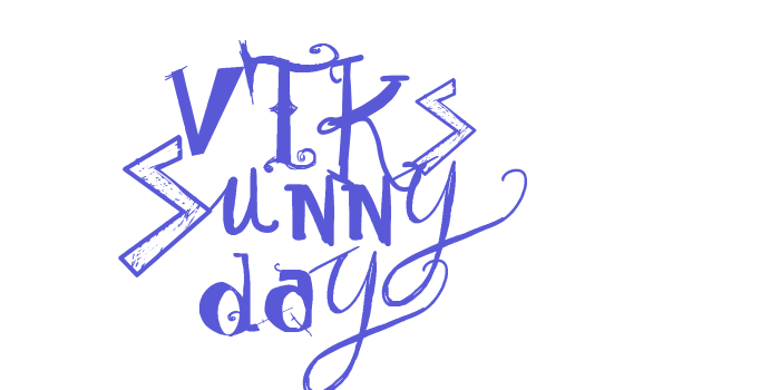 Vtks Sunny Day Font Download