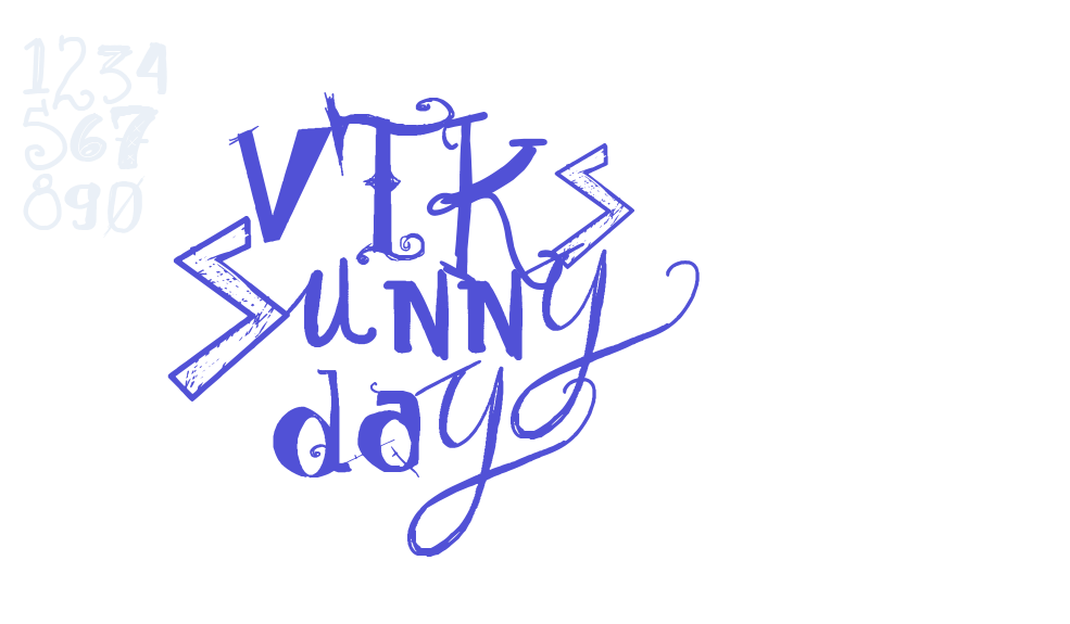 Vtks Sunny Day-font-download