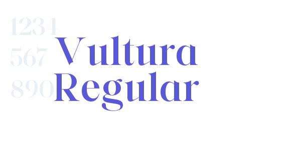 Vultura Regular font free