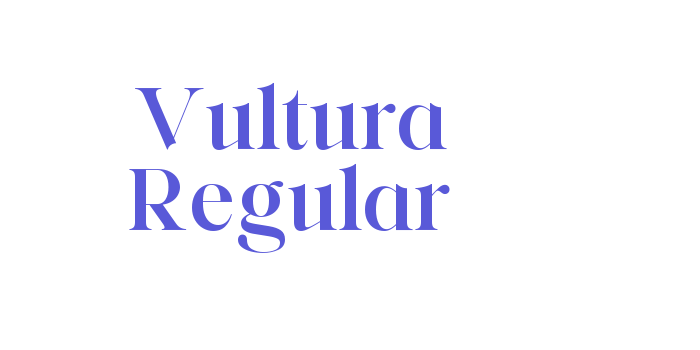 Vultura Regular Font Download