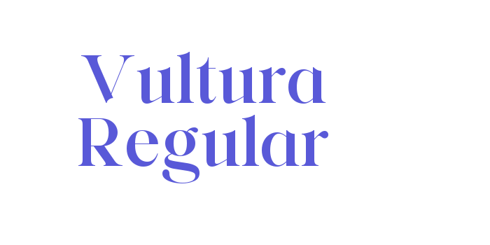 Vultura Regular Font