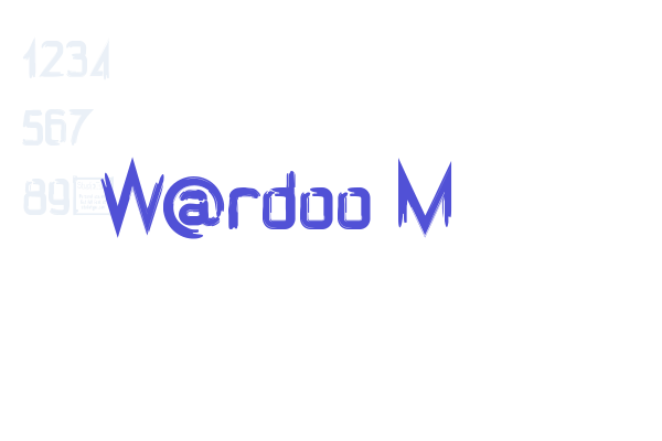 W@rdoo M Font Download