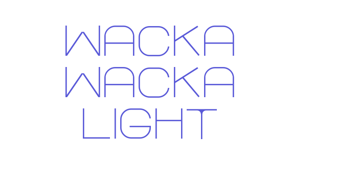 WACKA WACKA Light Font Download