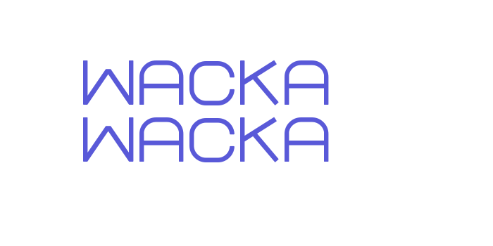 WACKA WACKA Font Download