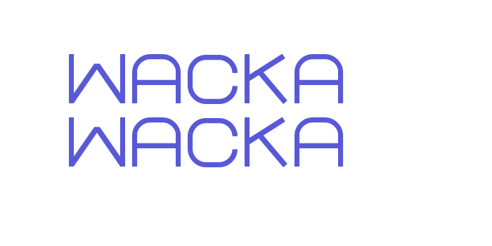 WACKA WACKA Font