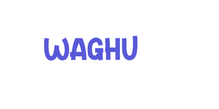 WAGHU Font