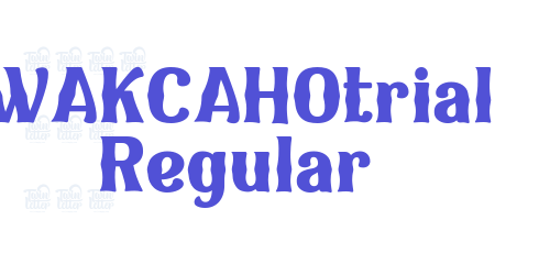 WAKCAHOtrial Regular-font-download