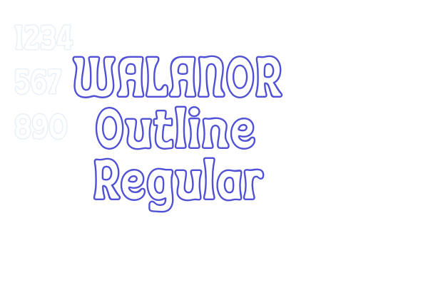 WALANOR Outline Regular