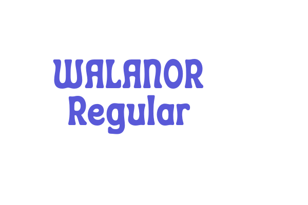 WALANOR Regular Font