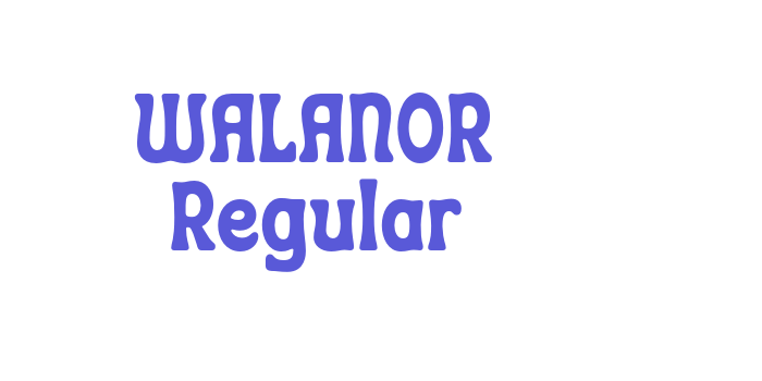 Download WALANOR Regular Font