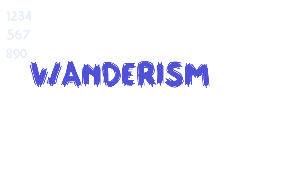 WANDERISM-font-download