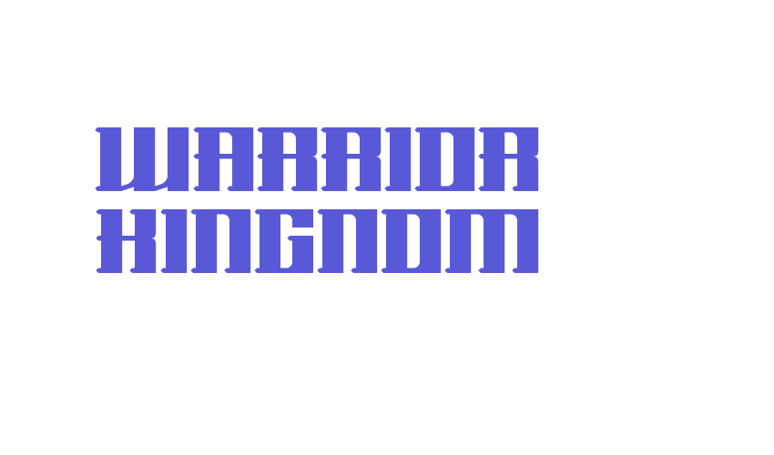 WARRIOR KINGNOM Font Download