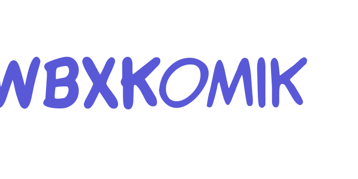 WBXKomik Font