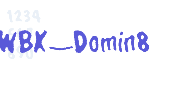 WBX_Domin8 font free