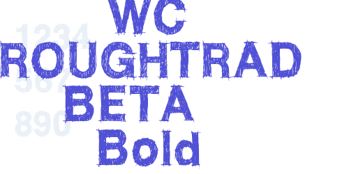 WC ROUGHTRAD BETA    Bold-font-download