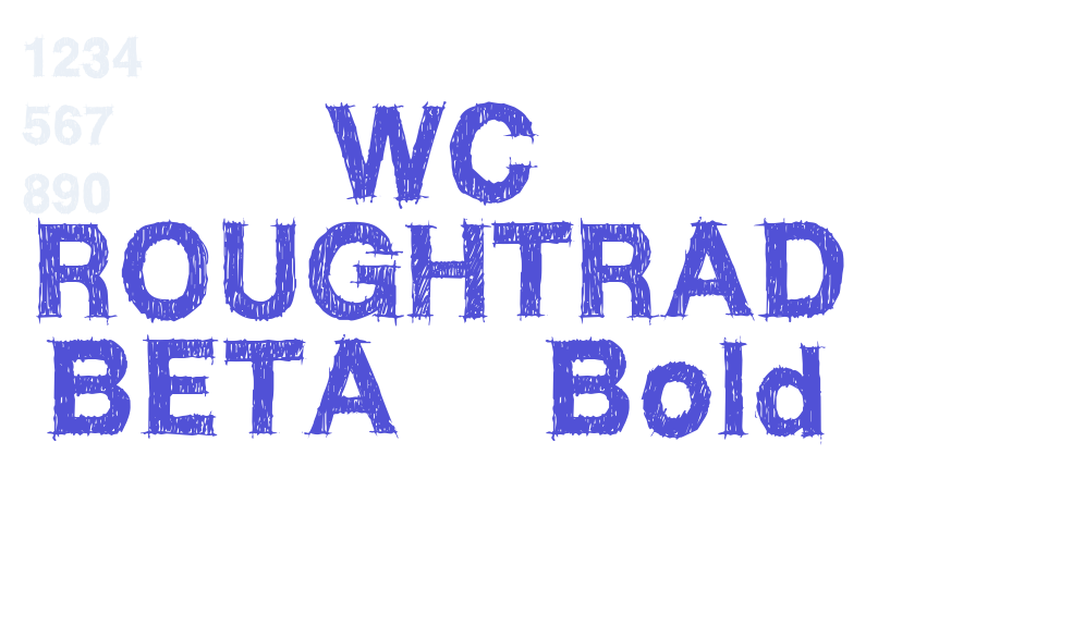 WC ROUGHTRAD BETA    Bold-font-download