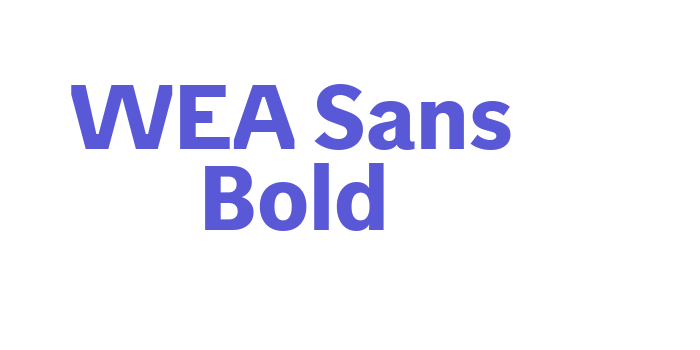 WEA Sans Bold Font Download