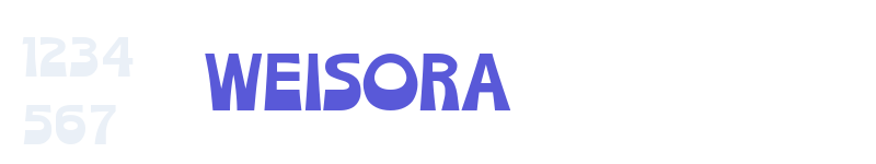 WEISORA-related font