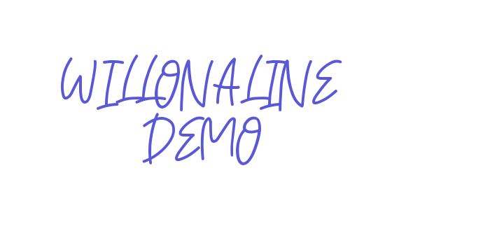 WILLONALINE DEMO Font Download