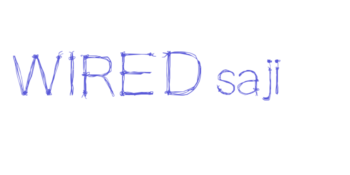 WIRED saji Font Download