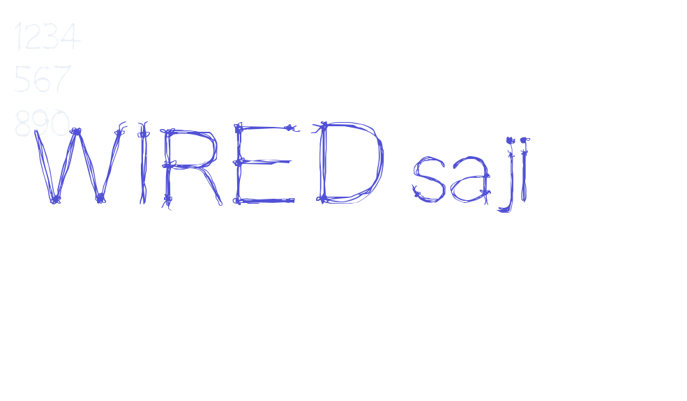 WIRED saji-font-download