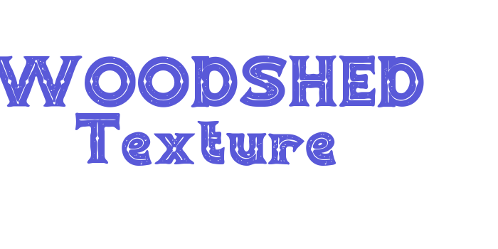 WOODSHED Texture Font Download