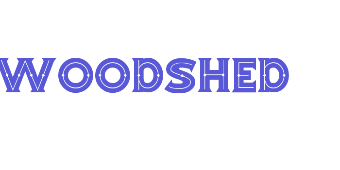 WOODSHED Font Download