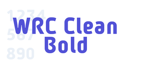 WRC Clean Bold-font-download