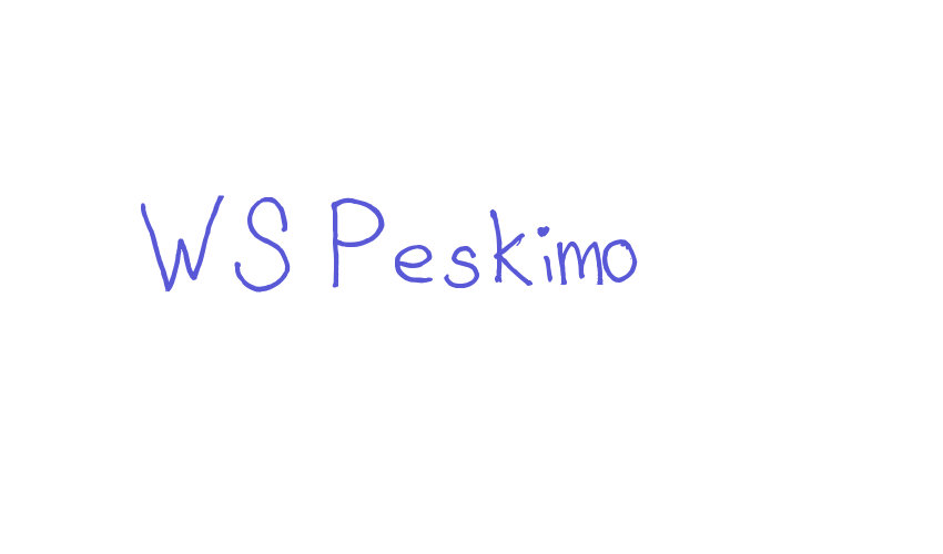 WS Peskimo Font Download