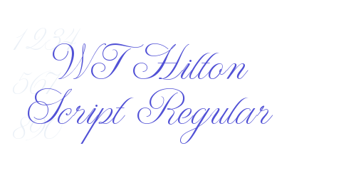 WT Hilton Script Regular-font-download