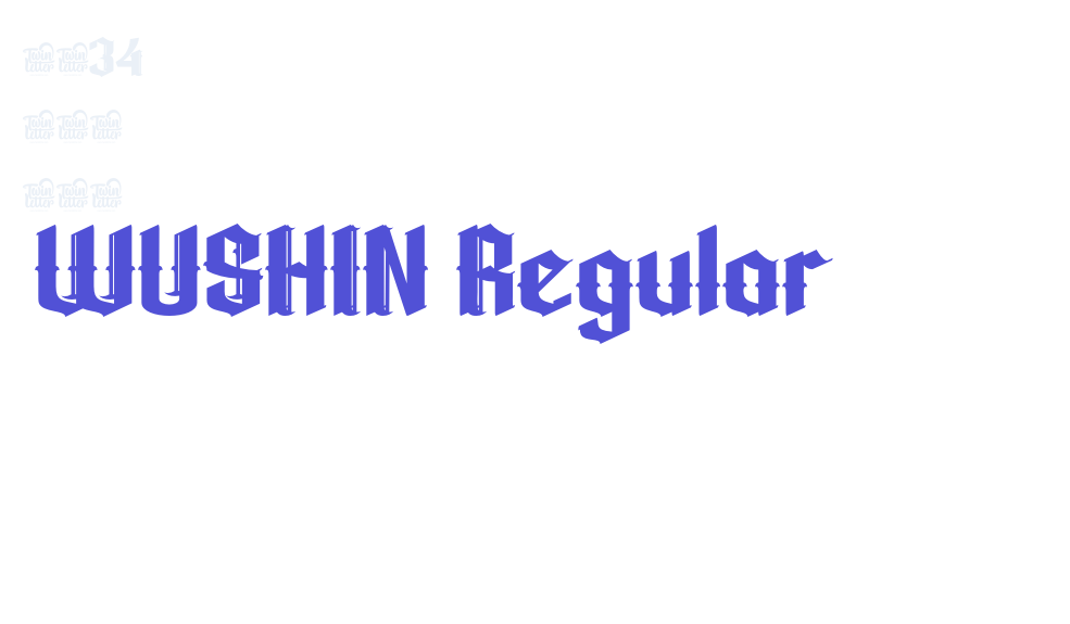 WUSHIN Regular-font-download