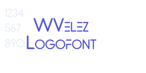 WVelez Logofont font