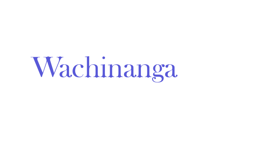 Wachinanga Font Download