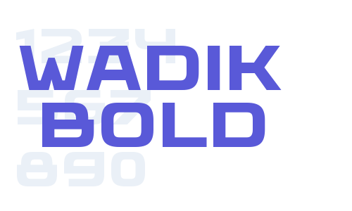 Wadik Bold Font Download