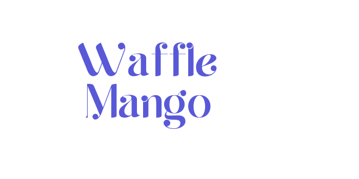 Waffle Mango Font Download