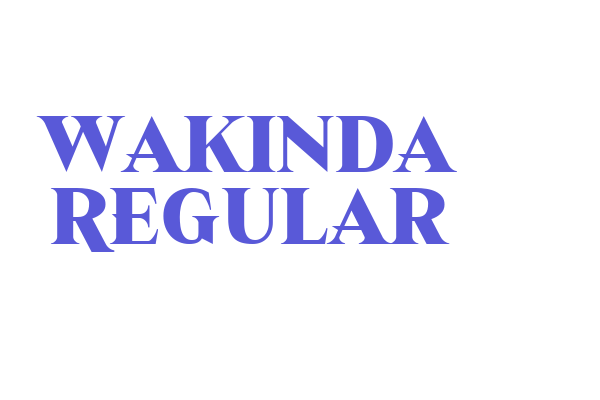 Wakinda Regular Font