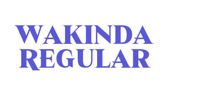 Wakinda Regular Font Download