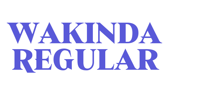 Wakinda Regular Font