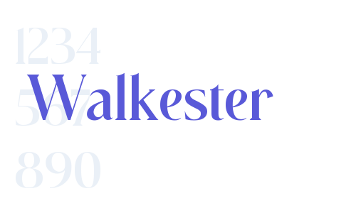 Walkester Font Download