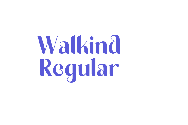 Walkind Regular Font