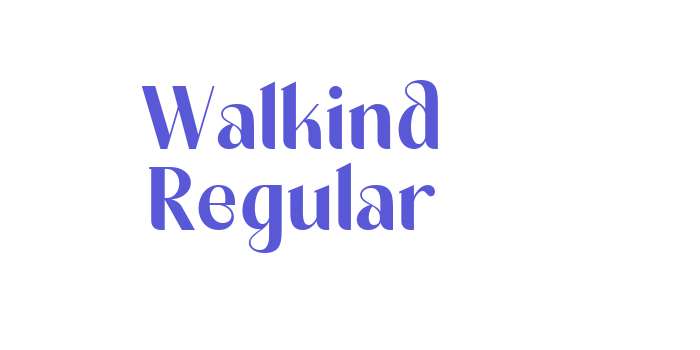 Walkind Regular Font Download