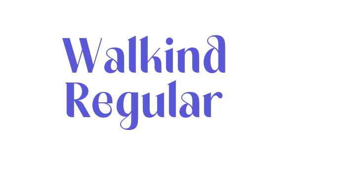 Walkind Regular Font