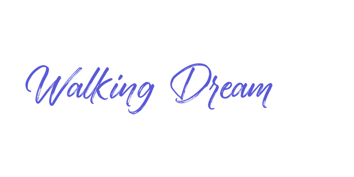 Walking Dream Font Download