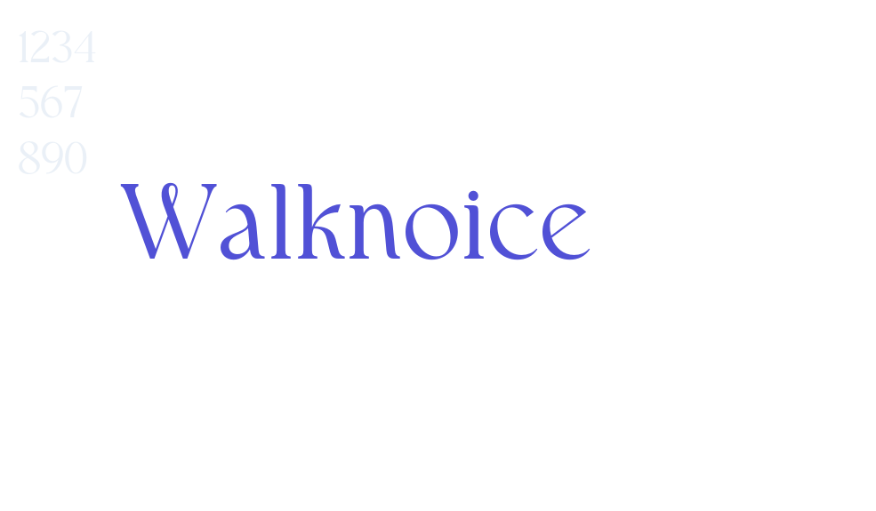 Walknoice-font-download