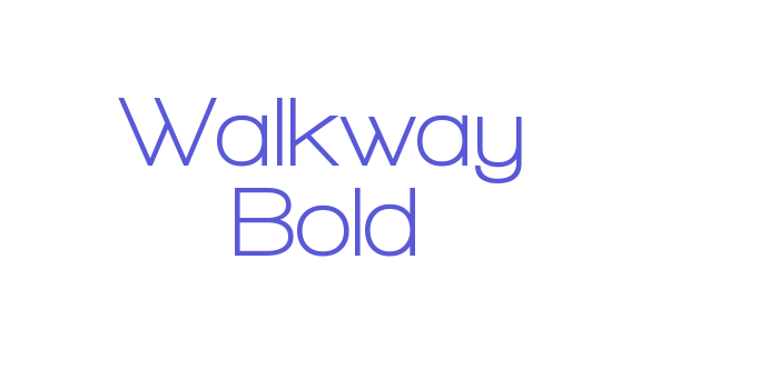 Walkway Bold Font Download