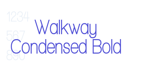 Walkway Condensed Bold-font-download