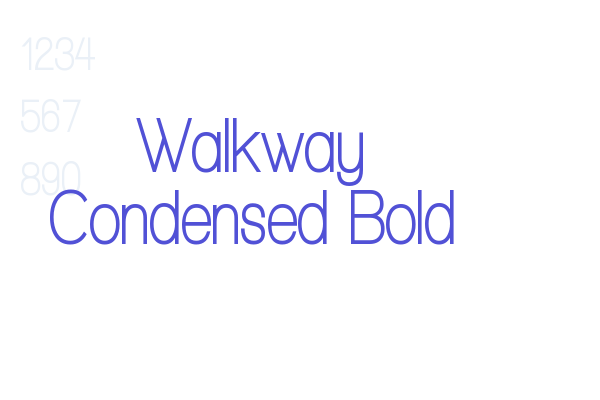 Walkway Condensed Bold