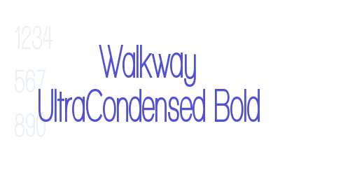 Walkway UltraCondensed Bold-font-download