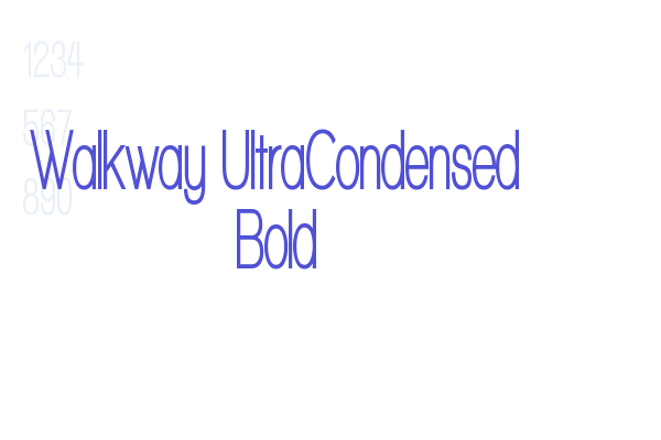 Walkway UltraCondensed Bold